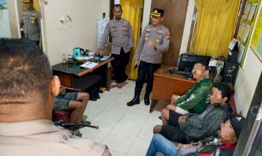 Operasi-Pekat-II-Semeru,-Polisi-Amankan-Tujuh-Jukir-Liar-di-Wonocolo