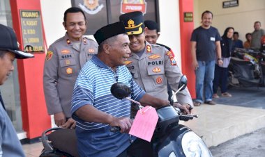 Pasca-Amankan-Tersangka-Curanmor,-Polres-Bondowoso-Serahkan-Motor-ke-Pemilik-Tanpa-Biaya
