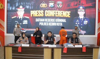 Polres-Kediri-Kota-Amankan-Lima-Tersangka-Pengeroyokan