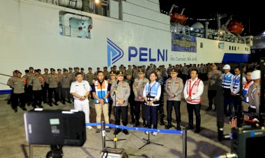 Polri-Terus-Kirimkan-Pasukan-serta-Logistik-ke-Wilayah-Terdampak-Bencana-di-Sumatera,-Sinergi-Kemanusiaan-Bersama-PT-Pelni