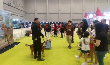 Polisi-Satwa-K-9-Ramaikan-Pet-Adventure-Wonderland-di-PIK,-Edukasi-Masyarakat-Disambut-Antusias