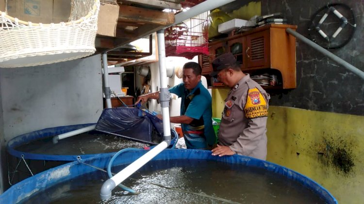 Bhabinkamtibmas Turun Langsung Optimalisasi Ketahanan Pangan Polresta Sidoarjo