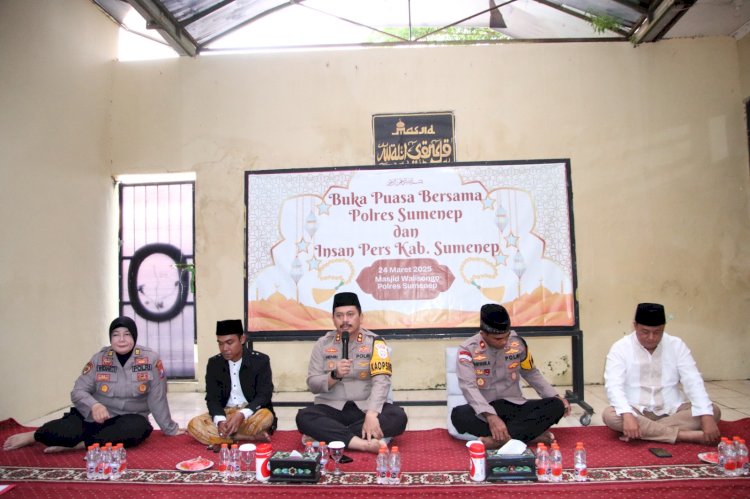 Kapolres Sumenep Gelar Buka Puasa Bersama Maedia, Pererat Sinergitas di Bulan Ramadhan