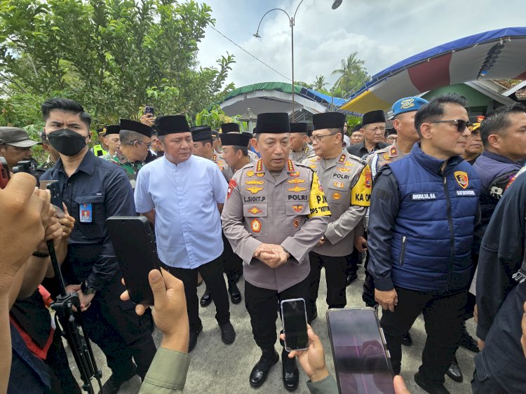 Momen Hangat Kapolri Kunjungi Keluarga AKP Anm Lusiyanto, Ungkap Dukacita Mendalam