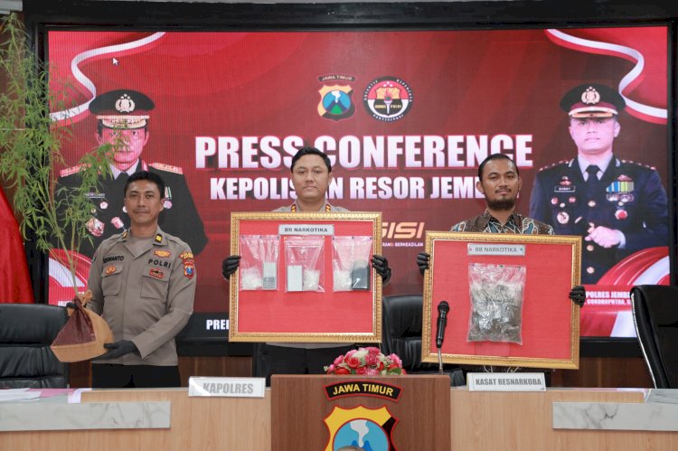 Polres Jember Komitmen Berantas Narkoba, Amankan 27 Tersangka 10 Diantaranya Residivis