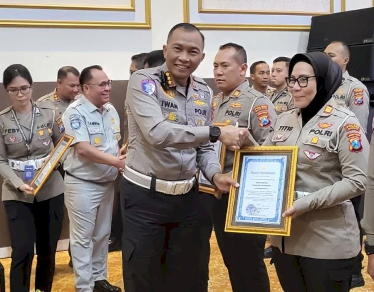 Berhasil Ungkap Kasus Tabrak Lari, Satlantas Polres Sumenep Terima Penghargaan dari Polda Jatim