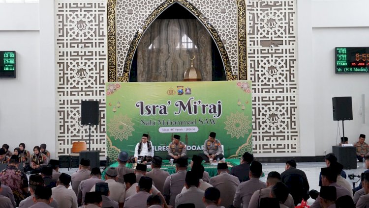 Polresta Sidoarjo Gelar Peringatan Isra Mi'raj