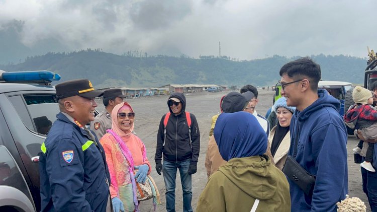Libur Lebaran Polres Probolinggo Intensifkan Patroli di Gunung Bromo