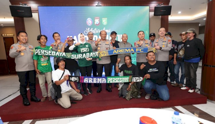 Kapolda Jatim Satukan Aremania - Bonek, Sepakat Tak Ada Rivalitas di Luar Lapangan